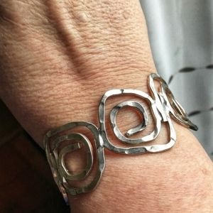 Vintage - Lg. Solid Sterling Silver Southwest .925